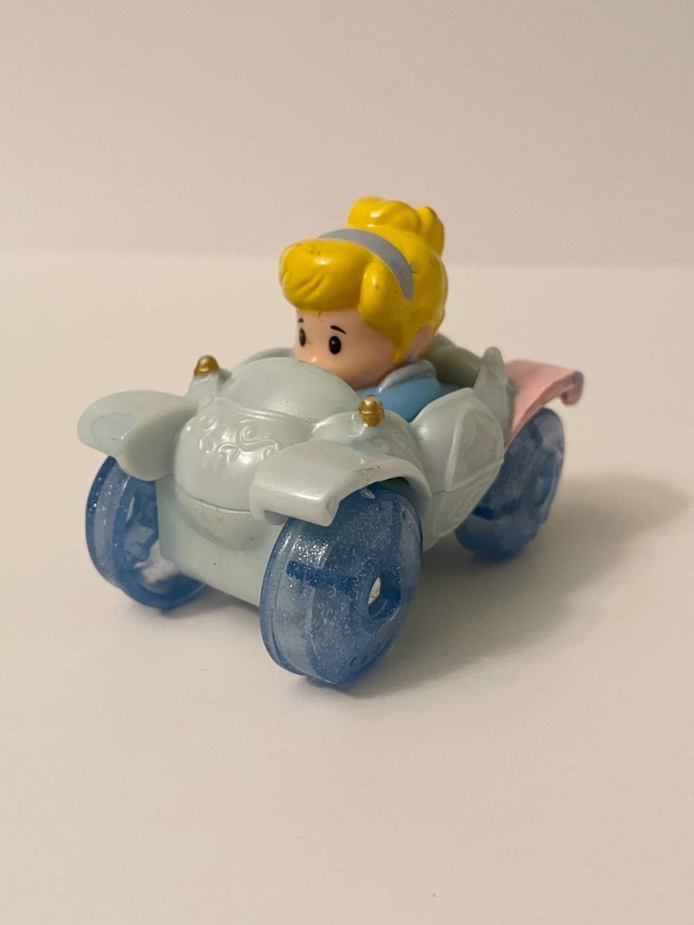 Fisher Price Little People Wheelies Disney Cinderella Princess Race Car Vehicle